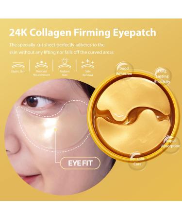 SNP 24K Gold Firming Eye Patch with Collagen - Plumps & Tightens Skin - 60 Patches - Ideal Gift for Her - Buy Online on SooperMarket.com