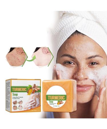 Nmbol Skin Turmeric Soap Cojic Acid Soap For Skin Lightening Kurkuma Soap Lightening Solid Facial Soap Handmade Organic Natural Soap Soap For Dark Spots Hyperpigmentation Smooth Skin