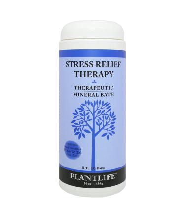 Stress Relief Therapeutic Mineral Bath Salt- 16 oz.