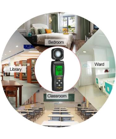Smart Sensor AS803 Digital Lux Light Meter - High Precision 1-200000 Lux/FC Tester - Buy Online on SooperMarket.com