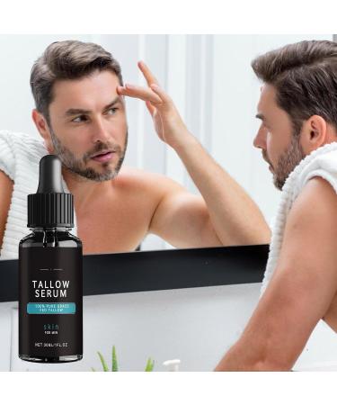 Tallow Face Moisturizer | Wrinkles Defense Tallow Face Wash Tallow Night Serums and Cream | Skin Care Moisturizer for Men Diminish Fine Lines and Wrinkles 30ML - Buy Online on SooperMarket.com