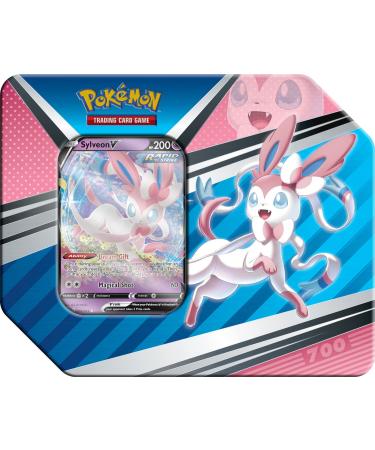 Pokemon Cards: 2022 Spring V Heroes Sylveon V Tin