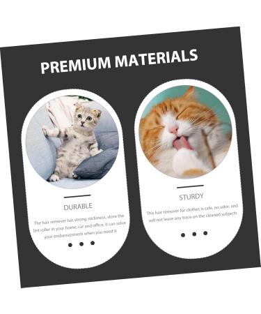 FRCOLOR 2 Sets Portable Fur Roller & Lint Remover - Convenient Sticky Paper for Furniture & Clothes | Best Pet Hair Remover for Home - Buy Online on SooperMarket.com