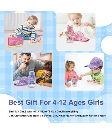 Unique DIY Gifts for Girls: Custom Gemstone & Unicorn Drinking Bottles & Baseball Caps for Ages 4-11 - Buy Online on SooperMarket.com