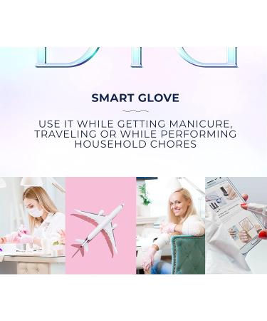 Didier Lab Moisturising Gloves for Dry Hands - Skin Treatment with Anti Aging Vitamins & Minerals - Reduces Wrinkles - Hand Spa for Hydrated Hands - Buy Online on SooperMarket.com