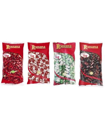 Rossana Candies Filled with Coconut 150gr 5.29oz Pack of 4