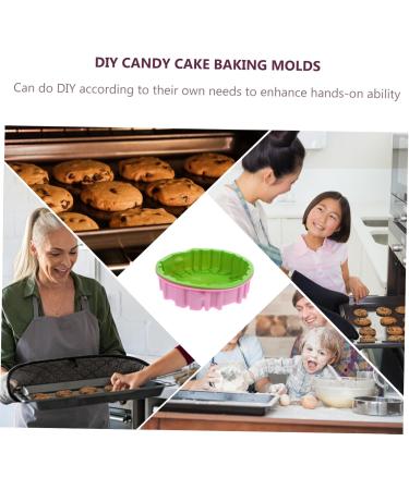 Alipis 2pcs Happy Birthday Baking Pan Silicone Molds Jelly Pudding Silicone Mold Baking Tool Pastry Cake 19X19CM Assorted Color - Buy Online on SooperMarket.com