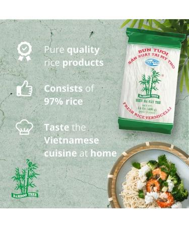 BAMBOO TREE Rice Vermicelli 400g - Authentic Thai Noodles for Delicious Asian Cuisine - Buy Online on SooperMarket.com