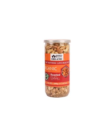 Blessfull Healing Organic Natural Vegan Sweet Chilly Roasted Halves/Pieces Cashew Nuts Crunchy Kaju 500 Gram