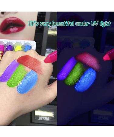 Glow in The Dark UV Face Paint Crayons Kit for Mardi Gras and Halloween - Buy Online on SooperMarket.com