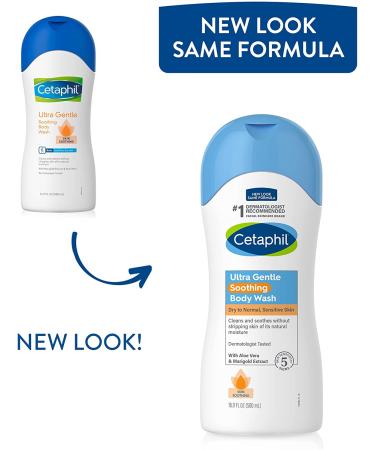 Cetaphil Ultra Gentle Soothing Body Wash 16.9 fl oz - Hydrate & Soothe Skin - Buy Online on SooperMarket.com