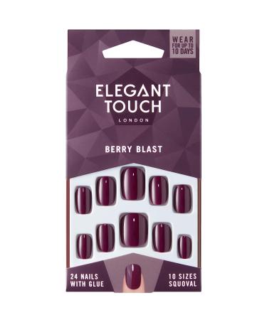 Elegant Touch Core Colour Nails Berry Blast Berry 24 Count (Pack of 1)