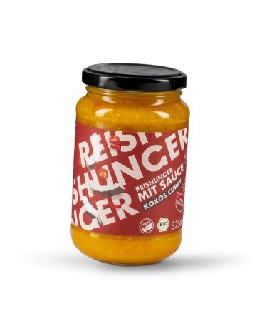 Reishung organic sauce coconut curry 325ml - vegan and gluten -free - also as a trial set and available in many varieties & sizes - ideal for rice pasta or curry coconut curry 325 ml (1 Pack)