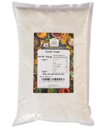 Old India Caster Sugar 2kg 2 kg (Pack of 1)