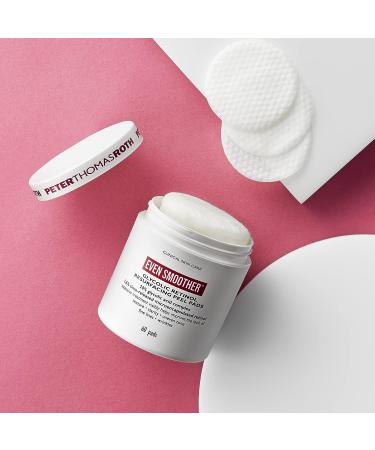 Peter Thomas Roth Even Smoother Glycolic Retinol Resurfacing Peel Pads - 60 ct | Glycolic Acid & Retinol Facial Peel - Buy Online on SooperMarket.com