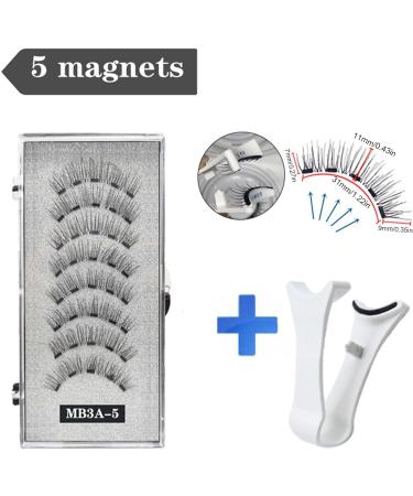 Generic Magnetic False Eyelashes - 2 Pair 3D Eyelashes with Applicator False Lashes Kit Natural Look Reusable Lashes with Applicator 3D Artificial Eyelashes for Women - Buy Online on SooperMarket.com