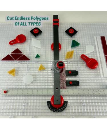 Creator's Ultra Beetle Bits Glass Cutting System - 6 Waffle Grids & Beetle Glass Cutter - USA Made - Buy Online on SooperMarket.com