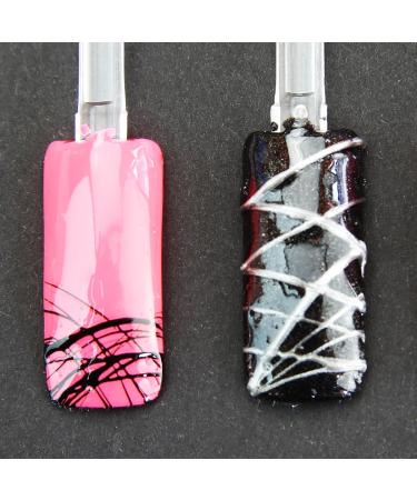 Buy UV/LED Gel Flux Line-It - NailArt Spidergel Black 002 for Stunning Nail Designs | International Shipping - Buy Online on SooperMarket.com