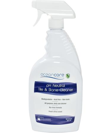 OCEANCARE Products pH Neutral Tile & Stone Cleaner - Quart Trigger Spray Ready to Use