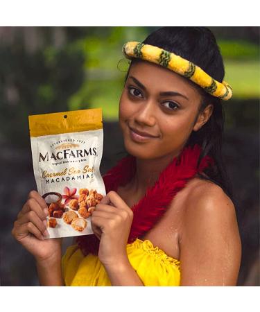 MacFarms Caramel Sea Salt Macadamia Nuts - 10 oz (Pack of 2) - Delicious Snack Duo - Buy Online on SooperMarket.com