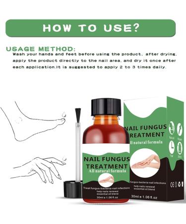 Nail Fungus Treatment For Toenail - Extra Strong Fungal Nail Treatment - Anti fungus Nail Repair and Strengthen Fix & Renew Damaged Broken Nails (2PC) - Buy Online on SooperMarket.com
