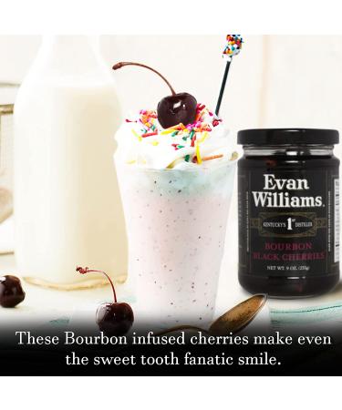 Evan Williams Bourbon Black Cherries - Infused with Rich Flavor - Buy Online on SooperMarket.com