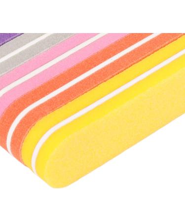 Sponge Nail File Comfortable Feel Nail Care File Double Sided Reusable Small for Salon - Buy Online on SooperMarket.com
