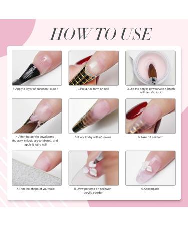 28g/box Professional Pink Acrylic Nail French Manicure Powder HJ-NAP017 (No.9) - Buy Online on SooperMarket.com