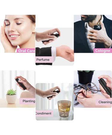 SONGQEE 8ml Travel Perfume Atomiser Refillable Mini Refillable Perfume Bottle Aftershave Spray Bottle Upgraded Perfume Atomizer Perfume Pod and Refill Pump for Outdoor Traveling (Black) - Buy Online on SooperMarket.com