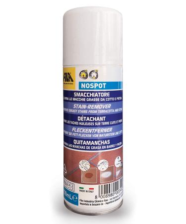 FILA Surface Care Solutions Nospot Stain Remover Spray for Greasy and Oily Spots Ideal for Cooked Klinker Stone Granite Cement etc. White 200 ml