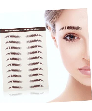 Baluue 36 Pcs Eyebrow Stickers Brow Shaper Makeup Stickers 4d Broken Eyebrows Hair 6 Transfer Paper - Buy Online on SooperMarket.com