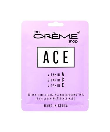 The Cr me Shop | Vitamin A C E Ultimate Moisturizing Youthful and Brightening Essence Mask. Boost Skin's Immune System Restore Skin Cells Damaged - 5 Pack