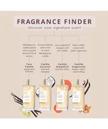 Lavanila - The Healthy Fragrance Clean and Natural Vanilla Coconut Perfume Set (1.7 oz. + 0.34 oz.) - Buy Online on SooperMarket.com