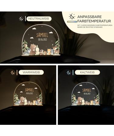 Kidsmood Nachtlampe - Personalized Bedside Lamp for Children | Cute Night Light for Babies | Unique Gift for Baby Showers & Births - Buy Online on SooperMarket.com