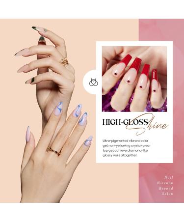 Beetles Gel Nail Polish Kit - 36 Popular Colors with Base, Glossy & Matte Top Coat - All Seasons Solid Sparkle Glitters - Perfect Gift for Women - Buy Online on SooperMarket.com
