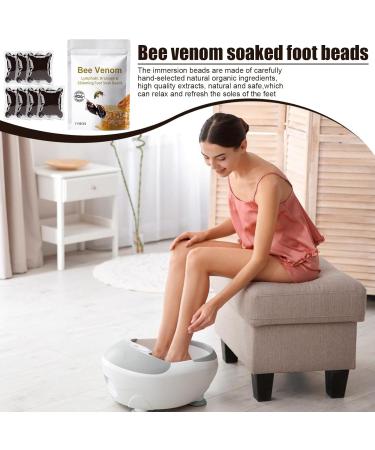  2 bags Foot Spa Soak Beads for Stress Relief Bee Bath Foot Soak for Hard Skin Healthy Feet Skincare Set for Women Bee venoms Slimming Bead Bags - Buy Online on SooperMarket.com