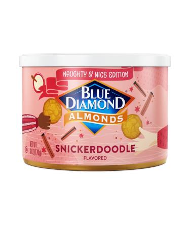 Blue Diamond Almonds, Snickerdoodle Holiday Snack Nuts, 6 oz Resealable Can