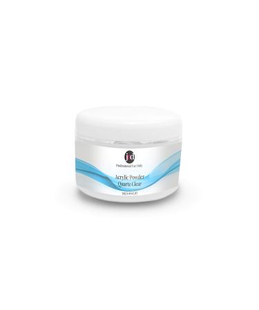 JND Acrylic Powder Professional Salon Quality Acrylic Nails Extension Nail Art (30 grams Quartz Clear) 30 g (Pack of 1) Quartz Clear