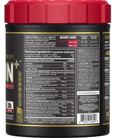 ALLMAX Nutrition - CARBION+ (Hydration Endurance & Recovery) - Unflavoured 700 Gram 25 serves Unflavoured 700 g (Pack of 1) - Buy Online on SooperMarket.com
