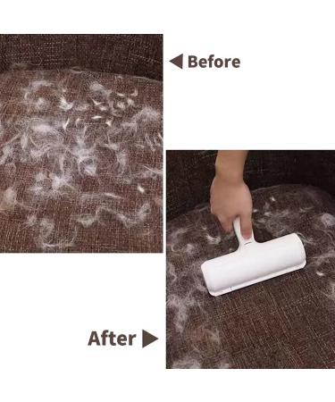JTME Pet Hair Remover Roller - Self-Cleaning Base - Efficient Dog & Cat Fur Removal Tool for Furniture, Couch, Carpet, Car Seat - Red - Buy Online on SooperMarket.com
