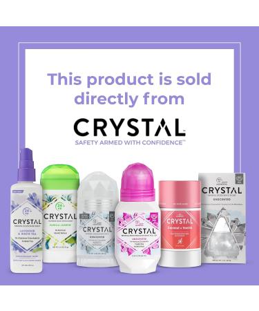Crystal Magnesium Solid Stick Deodorant for Men & Women, Aluminum-Free & Non-Irritating, Odor-Fighting Sea Salt + Sage, 2.5 oz (Pack of 2) - Buy Online on SooperMarket.com