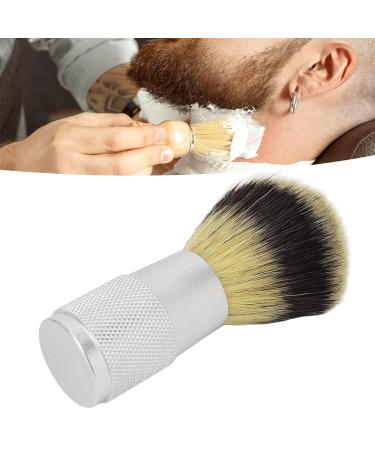 Premium Aluminum Hair Shaving Brush | Synthetic Bristles - Ideal Shaving Soap Brush for Men - Buy Online on SooperMarket.com