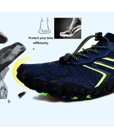Ziitop Fast Drying Unisex Beach Shoes - Lightweight Water Shoes for Men & Women Size 35-46 Ideal for Kayaking Hiking & Fitness - Blue - Buy Online on SooperMarket.com
