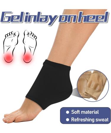 Wllhyf Ventilated Moisturizing Gel Socks - Soft Open-Toe Spa Socks for Foot Care & Treatment | Hydrate Dry Cracked Feet - Buy Online on SooperMarket.com