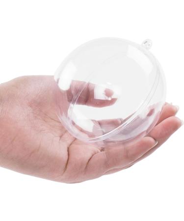 Clear Acrylic Bath Bomb Mold Shells - 80mm 12 Pack Kit by Super Z Outlet - Buy Online on SooperMarket.com