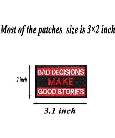 AXEN 20-Piece Random Style Tactical Morale Embroidery Patch Set for Military Gear - Full Embroidered Appliques - Funny Designs - 20PCS Random Pack - Buy Online on SooperMarket.com
