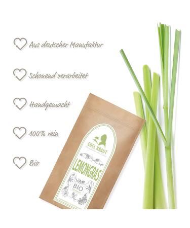 Organic Lemongrass Tea 100g - Premium Dried Tea Additive-Free - Noble Herb - Buy Online on SooperMarket.com