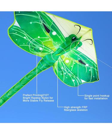 Crogift 3 Pack Large Kites - Butterfly Delta Dragonfly - Easy to Fly for Adults and Kids - Outdoor Game Activities - Easter and Festival Gifts - Buy Online on SooperMarket.com
