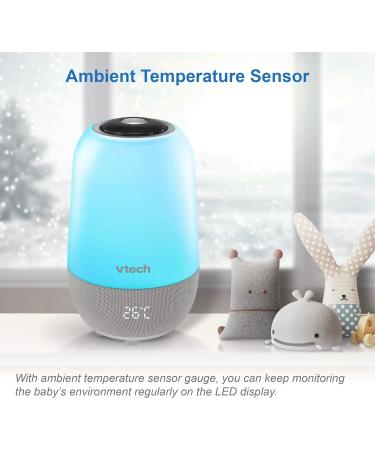 VTech BC8313 V-Hush Pro Soothing Sleep Trainer | Bluetooth Speaker with Night Light Projector & Voice Recording | Multi-Colour Nightlight | White, One Size - Buy Online on SooperMarket.com