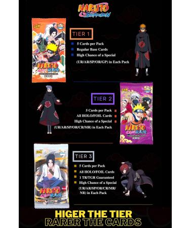 AW Anime WRLD Naruto Ninja Cards Booster Box - Official CCG Collectable Playing Cards - 10 Packs - Flash 10 Packs - Buy Online on SooperMarket.com